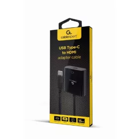   Gembird Átalakító - A-CM-HDMIF-03  (USB Type-C - HDMI adapter 4K, 15cm kábel)