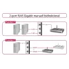 Delock RJ45 Switch - 87673 (Kétirányú RJ45 kapcsoló 1000Mbps, 2 port)