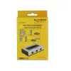 Delock RJ45 Switch - 87673 (Kétirányú RJ45 kapcsoló 1000Mbps, 2 port)