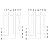 VEZ Fali aljzat - 05385 (Cat5e, UTP, 2xRJ45, árnyékolatlan, fehér)