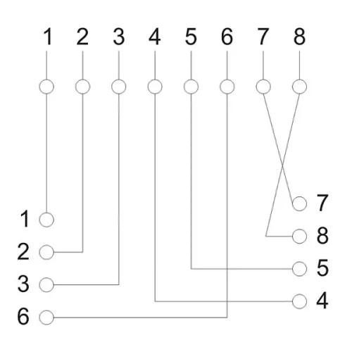 VEZ Fali aljzat - 05396 (Cat5e, FTP, RJ45, árnyékolt, fehér)
