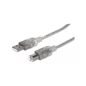   Manhattan Kábel - USB nyomtató kábel (USB2.0, 180cm, Bézs)