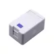 Walisec Keystone fali aljzat - FP-SB01-1 (1 port, Cat5e/Cat6/Cat6A, árnyékolatlan, fehér)