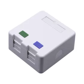   Walisec Keystone fali aljzat - FP-SB01-2 (2 port, Cat5e/Cat6/Cat6A, árnyékolatlan, fehér)