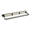 Walisec patch panel - PP-P6U2402 (24 port, Cat6, 1U, árnyékolatlan, fekete)