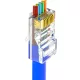 Walisec csatlakozó - RJ45-P6U (RJ45, Cat6, árnyékolatlan, 8P8C, aranyozott, befűzős) 100db/csomag