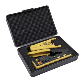   Walisec Krimpelő fogó - TK-7088K (Cat5e/Cat6/Cat6A/Cat7, 8P8C(RJ45), 6P6C(RJ12), 6P4C(RJ11))