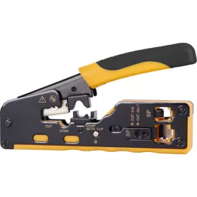   Walisec Krimpelő fogó - TNC-N7088 (Cat5e/Cat6/Cat6A/Cat7, 8P8C(RJ45), 6P6C(RJ12), 6P4C(RJ11). befűzős)