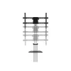 Equip TV állvány - 650630 (37"-86" álló, gurulós, forgatható 90°, dönthető, Max.:50kg, fekete)