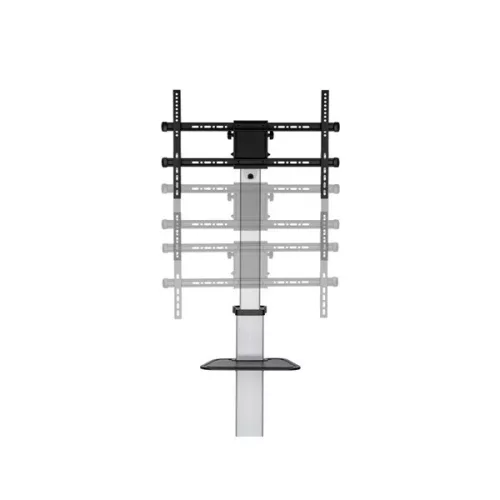 Equip TV állvány - 650630 (37"-86" álló, gurulós, forgatható 90°, dönthető, Max.:50kg, fekete)