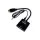 APPROX Átalakító - HDMI to VGA + AUDIO adapter