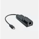 APPROX Átalakító - Type-C to RJ45 (10/100/1000Mbps) Fekete