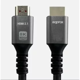   APPROX Kábel - HDMI 2.1 kábel apa/apa 3m (UHD 8K, 4K, FHD, aranyozott, HDR10, HDCP 2.2, Dolby TrueHD, ARC)