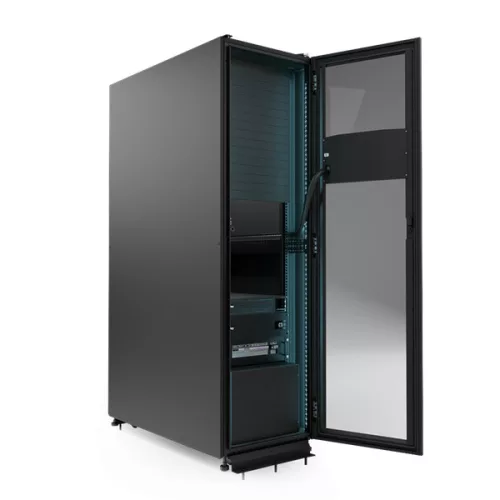 NJOY Adatközpont - FORGE MDC 6K-42U (24U, UPS: Summit 6KR, bővíthető, PDU: 20x C13, 4x C19, Beépített klíma, LCD)