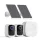 Safemo IP wifi csempekamera szett - SK012 (4K Ultra HD, IP65, mikrofon, hangszóró, 32GB, 6400mAh, SolarP 5W, 24/7)