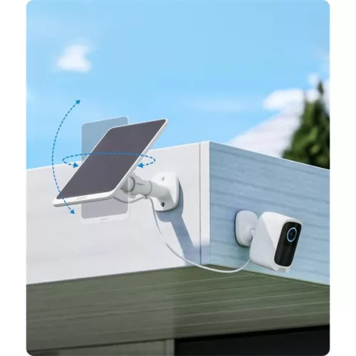 Safemo IP wifi csempekamera szett - SK012 (4K Ultra HD, IP65, mikrofon, hangszóró, 32GB, 6400mAh, SolarP 5W, 24/7)