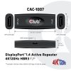 Club 3D Átalakító - CAC-1007 (DisplayPort 1.4, 4K120Hz HBR3, Aktív Ismétlő, F/F, 20m)