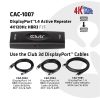 Club 3D Átalakító - CAC-1007 (DisplayPort 1.4, 4K120Hz HBR3, Aktív Ismétlő, F/F, 20m)