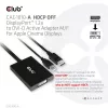 Club 3D Átalakító - CAC-1010-A (DisplayPort to Dual Link DVI-D, aktív, 4K30Hz, HDCP ON)