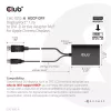 Club 3D Átalakító - CAC-1010-A (DisplayPort to Dual Link DVI-D, aktív, 4K30Hz, HDCP ON)