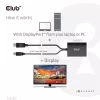 Club 3D Átalakító - CAC-1010 (DisplayPort to 2xDVI-A HDCP ON, 4K30Hz, 2560x1600@60Hz, 60cm)