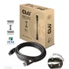 Club 3D Kábel - CAC-1060 (DisplayPort 1.4, 8K, 32.4Gbps, HBR3 8K, 28AWG, M/M, 3m)
