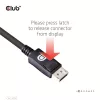 Club 3D Kábel - CAC-1060 (DisplayPort 1.4, 8K, 32.4Gbps, HBR3 8K, 28AWG, M/M, 3m)