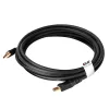 Club 3D Kábel - CAC-1061 (DisplayPort 1.4, HBR3, 8K60Hz, 5m, 32CH, Aranyozott, VESA, M/M)