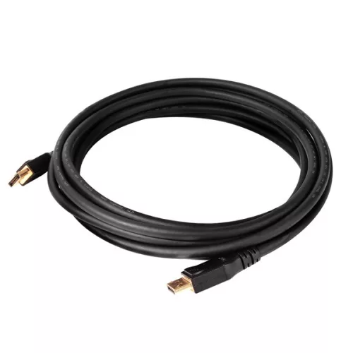 Club 3D Kábel - CAC-1061 (DisplayPort 1.4, HBR3, 8K60Hz, 5m, 32CH, Aranyozott, VESA, M/M)
