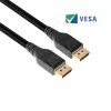Club 3D Kábel - CAC-1061 (DisplayPort 1.4, HBR3, 8K60Hz, 5m, 32CH, Aranyozott, VESA, M/M)