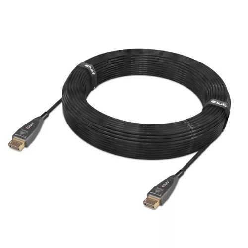 Club 3D Kábel - CAC-1079 (DisplayPort 1.4 Aktív Optikai Egyir. M/M, 8K@60Hz, 20m)