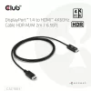 Club 3D Kábel - CAC-1083 (DisplayPort 1.4 to HDMI 2.0, aktív adapter, 4K60Hz, HDR, 2m)