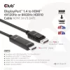 Club 3D Kábel - CAC-1087 (DisplayPort 1.4 to HDMI 8K60Hz HDR10, 3m, M/M)