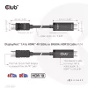 Club 3D Kábel - CAC-1087 (DisplayPort 1.4 to HDMI 8K60Hz HDR10, 3m, M/M)