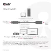 Club 3D Átalakító - CAC-1088 (DisplayPort 1.4 to HDMI 4K120Hz/8K60Hz HDR Aktív, M/F)