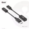 Club 3D Átalakító - CAC-1088 (DisplayPort 1.4 to HDMI 4K120Hz/8K60Hz HDR Aktív, M/F)