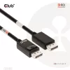 Club 3D Kábel - CAC-1091 (DisplayPort 2.1,  DP80, 4K240Hz, 1.2m, Bidirectional, M/M)