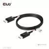 Club 3D Kábel - CAC-1092 (DisplayPort 2.1, DP80, 8K240Hz, 1.6m, Bi-Directional, M/M)