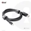 Club 3D Kábel - CAC-1115 (Mini DisplayPort to DisplayPort 1.4 HBR3, 8K60Hz/4K120Hz, 2m, kétirányú)