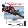 Club 3D Kábel - CAC-1120 (Mini DisplayPort 1.4 to DisplayPort, 8K60Hz, DSC1.2, HBR3, HDR, 1m, F/M, Kétirányú)