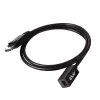 Club 3D Kábel - CAC-1120 (Mini DisplayPort 1.4 to DisplayPort, 8K60Hz, DSC1.2, HBR3, HDR, 1m, F/M, Kétirányú)