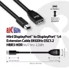 Club 3D Kábel - CAC-1121 (Mini DisplayPort 1.4 to DisplayPort 8K60Hz, 1m, DSC1.2, HBR3, HDR, M/F, Bidirectional)