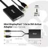 Club 3D Átalakító - CAC-1130 (Mini DisplayPort to Dual Link DVI-I Active, 4K30Hz)