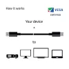 Club 3D Kábel - CAC-1164 (Mini DisplayPort 1.4, 8K60Hz, 34 AWG, 2m, M/M, 32.4Gbps, DSC)