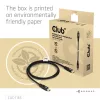 Club 3D Kábel - CAC-1165 (Mini DisplayPort  M/M, DP80, 80Gbps, 1m, 4K240Hz/8K60Hz/10K60Hz)