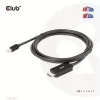 Club 3D Átalakító - CAC-1187 (Mini DisplayPort 1.4 to HDMI 4K120Hz / 8K60Hz HDR10+, 1.8m)