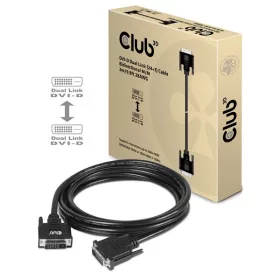   Club 3D Kábel - CAC-1223 (DVI-D Dual Link, 24+1, Bidirektional, 28AWG, 3m, Plug & Play)