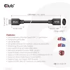 Club 3D Kábel - CAC-1322 (HDMI 2.1 Ultra High Speed, 4K120Hz 8K60Hz, 30AWG, 48Gbps, 1m, M/F)