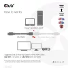 Club 3D Kábel - CAC-1322 (HDMI 2.1 Ultra High Speed, 4K120Hz 8K60Hz, 30AWG, 48Gbps, 1m, M/F)