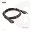 Club 3D Kábel - CAC-1322 (HDMI 2.1 Ultra High Speed, 4K120Hz 8K60Hz, 30AWG, 48Gbps, 1m, M/F)